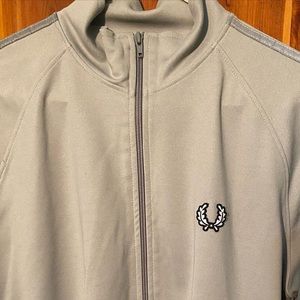 XL Fred Perry Track Jacket Ash Gray